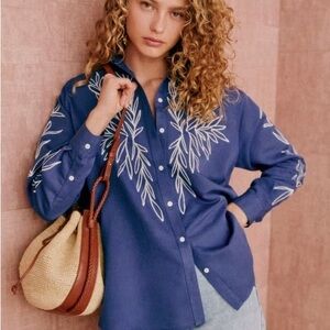 Sezane x Roberto Ruspoli- Maxy Shirt size 8